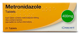 Metronidazole 400mg tablets